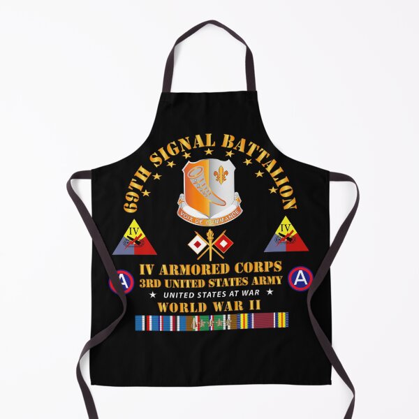 Item preview, Army - 69th Signal Bn - IV Armored Corps - 3rd Army -WWII w SVC designed and sold by Military Insignia Products.