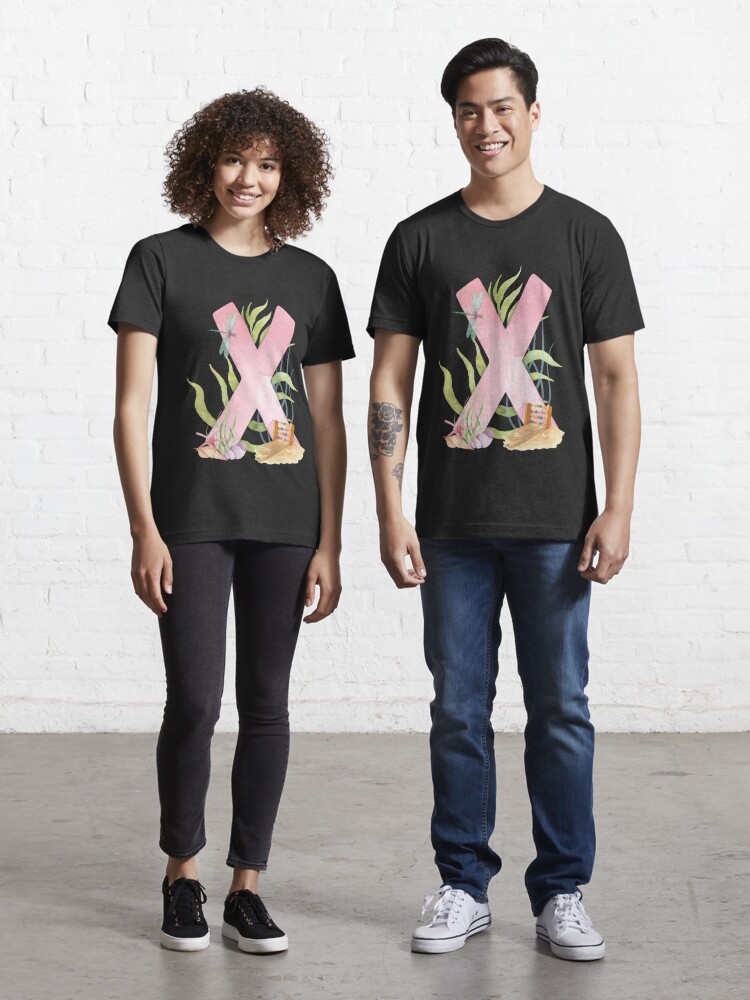 Alphabet Letter X in Watercolors! 'X'plore the Beat: Back-to-School 'X'ylophone  Serenade by the Sea!  Essential T-Shirt for Sale by Sun Sand & Sea Art