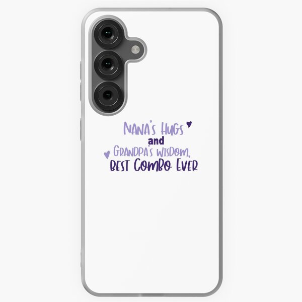 Item preview, national grandparents day - Nana's Hugs and Grandpa's Wisdom, Best Combo Ever designed and sold by Smart Side.