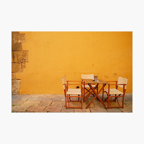 Spanish Yellow Photographic Print