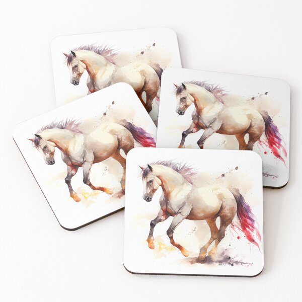 Item preview, Graceful Galloping Horse Watercolor Ar designed and sold by KOTOdesign.
