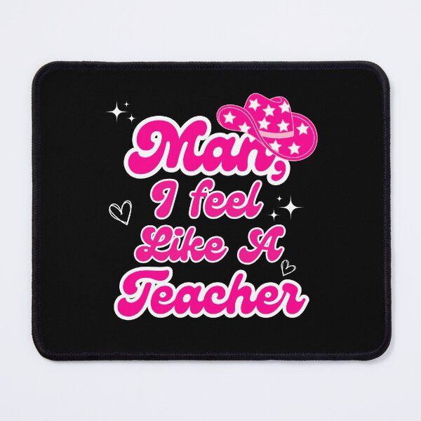 Item preview, Man I Feel Like A Teacher Western Pink Cowboy Hat,Teacher Gift designed and sold by Mixture-DESIGN.