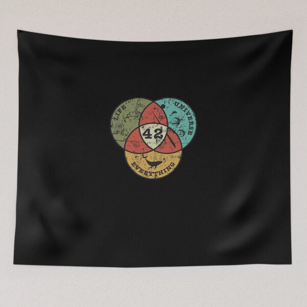Item preview, Venn Diagram Life, the Universe & Everything  designed and sold by SelmerKeeling1.