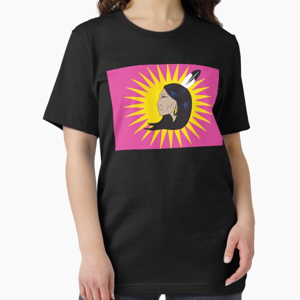 Vista previa del artículo con la obra «La bandera de guerrero de las mujeres grises de Ieweras - Bandera de guerrero Mohawk», diseñado y vendido por Luxury-Outfits.