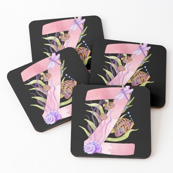 Item preview,  Alphabet Letter Z in Watercolors!  Z'est for Adventure: Back-to-School 'Z'ebra Fish & Whimsical Dragonfly Quest! designed and sold by Sun Sand & Sea Art.