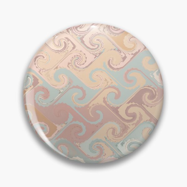 Item preview, S-shape earth-tones pattern design  designed and sold by ArtfulGallery1.