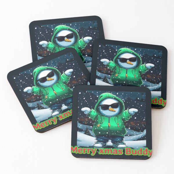 Item preview, green snow man designed and sold by ONIX23.