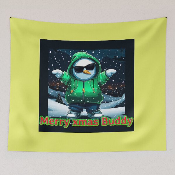 Item preview, green snow man designed and sold by ONIX23.