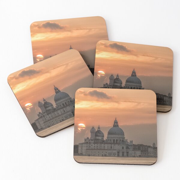 Item preview, Venice Sunset at the Basilica di Santa Maria della Salute, Italy designed and sold by JoSowden.