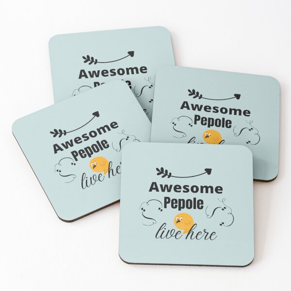 Item preview, Awesome People Live Here  designed and sold by Mindyhynes.