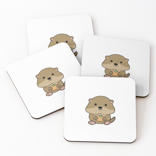 Item preview, otter holding pumpkin designed and sold by taytaydesigns.
