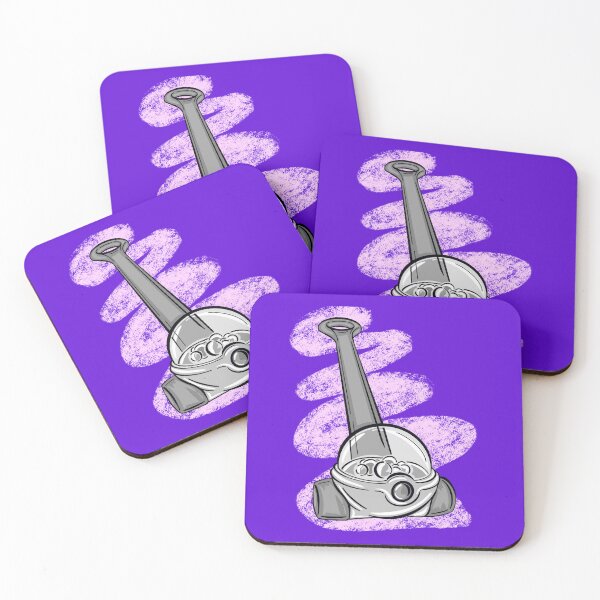 Item preview, Black And White Corn Popper With Pink Splash With Purple Background  designed and sold by missmann.