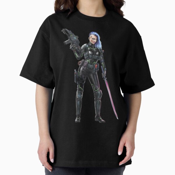 Cyber Samurai Oversized T-Shirt