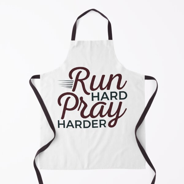 Item preview, Run Hard Pray Harder Christian Runner designed and sold by jaygo.