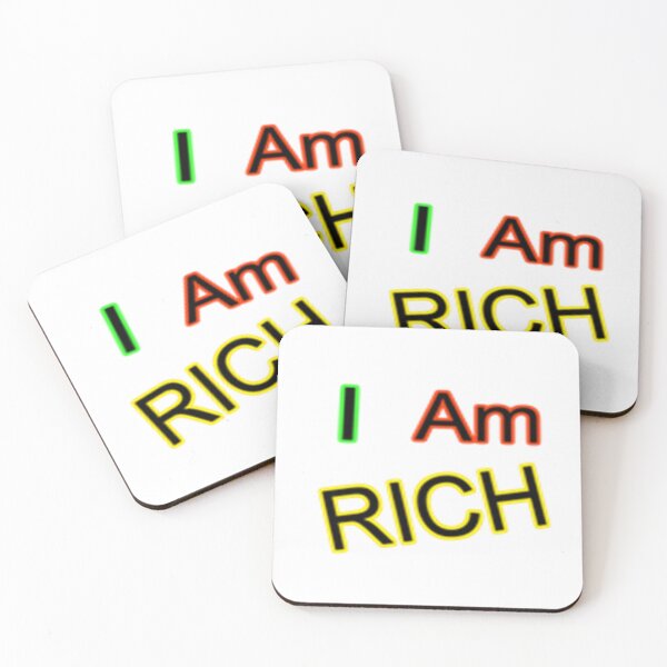 Item preview, I Am Rich T-shirt  designed and sold by The Happiness Market .