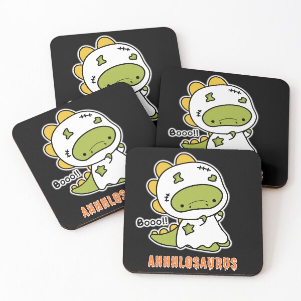 Item preview, AHHHLOSAURUS dinosaur Halloween design designed and sold by SqueakyPickles.