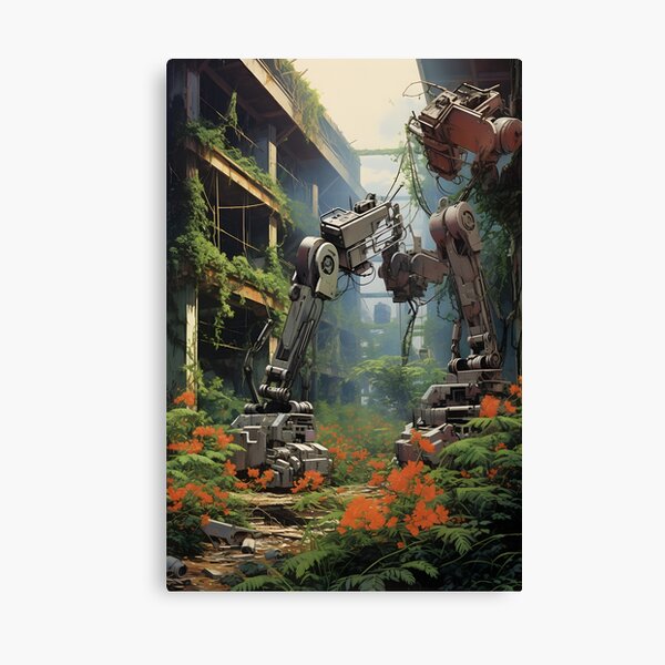 Item preview, Overgrown Post-apocalyptic Factory designed and sold by Jew-e.