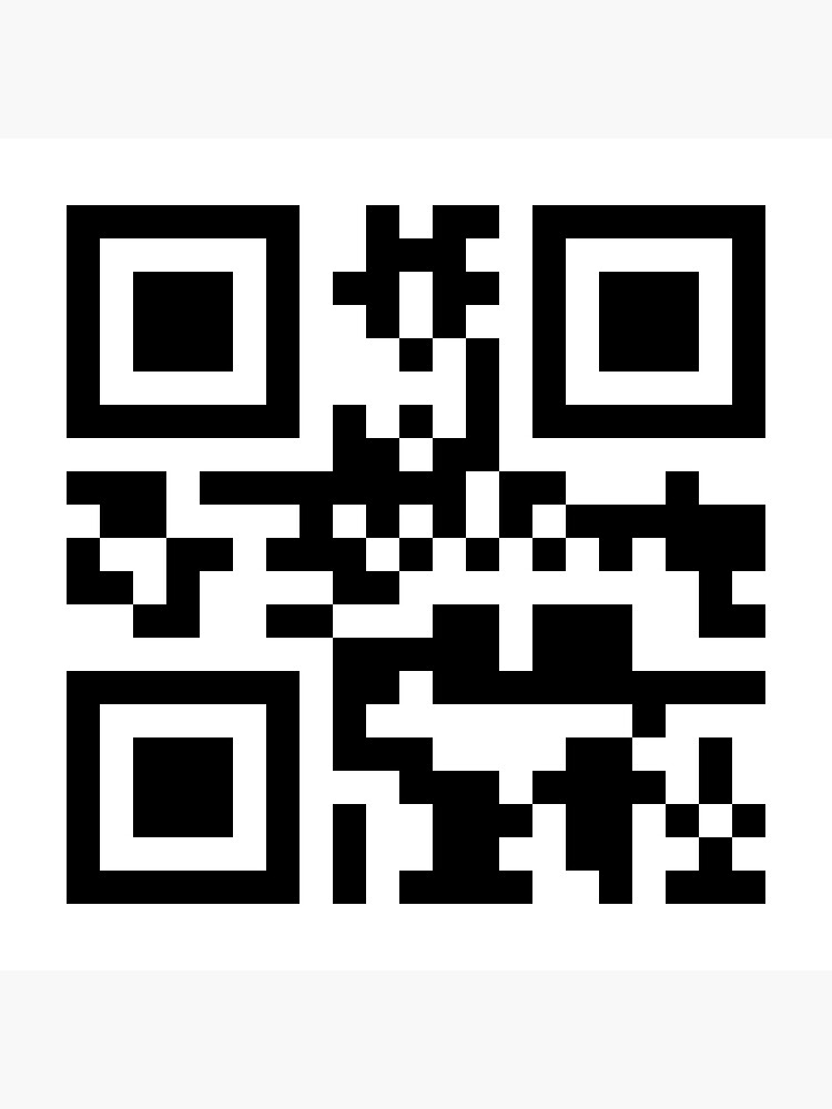 Rickroll - QR Code Sticker for Sale by UsernameIsInUse