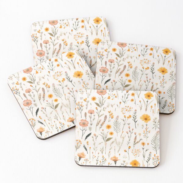 Item preview, (Single Photo)Enchanted Flora: Boho Art Minimalist pastel-colored wildflowers. designed and sold by AlienSkinEyes.