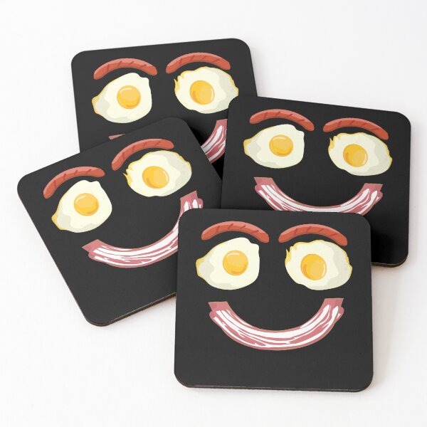 Item preview, Egg Egg Smile Bacon Breakfast Morning designed and sold by MooonTees.