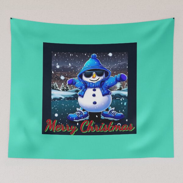 Item preview, blue snow man designed and sold by ONIX23.
