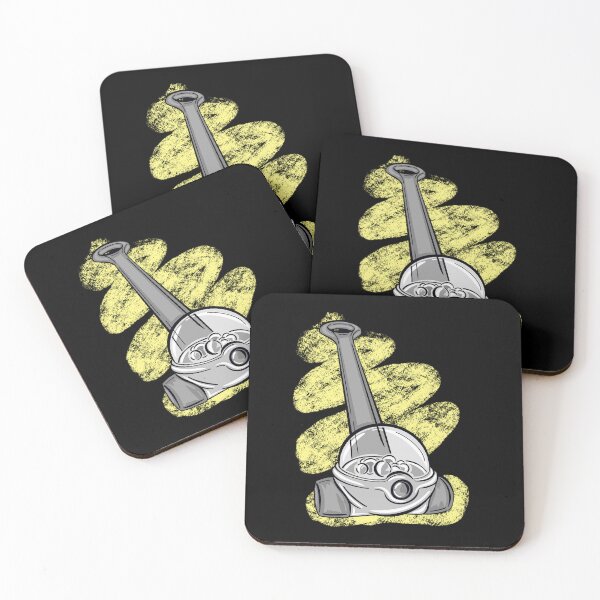 Item preview, Black And White Corn Popper With Yellow Splash With Black Background  designed and sold by missmann.