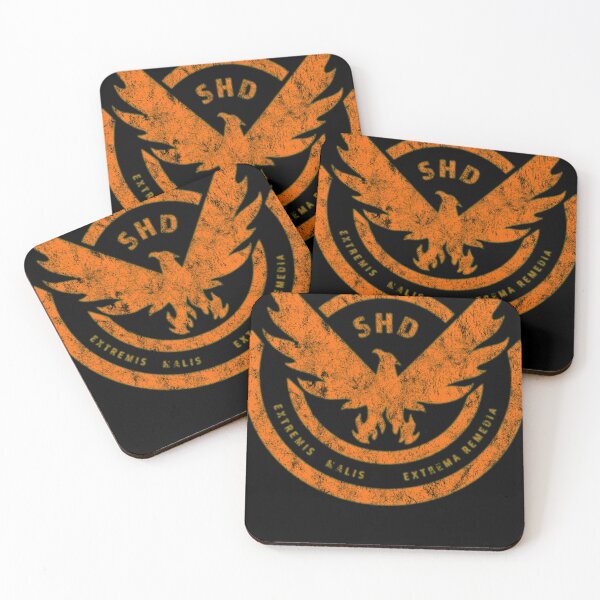 Item preview, The Division SHD Logo Distressed Orange  designed and sold by ColleenHe.