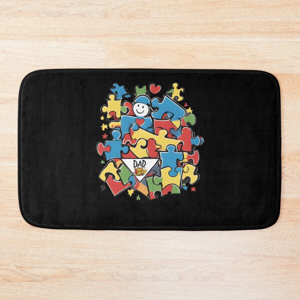 Item preview, Autism Awareness Dad super hero designed and sold by DarkFablecation.