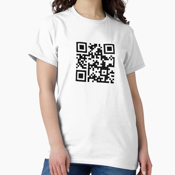 Vista previa del artículo con la obra «¿Es el futuro? - Código QR», diseñado y vendido por UsernameIsInUse.