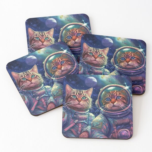 Item preview, Space Cats! designed and sold by PyramidSchmear.