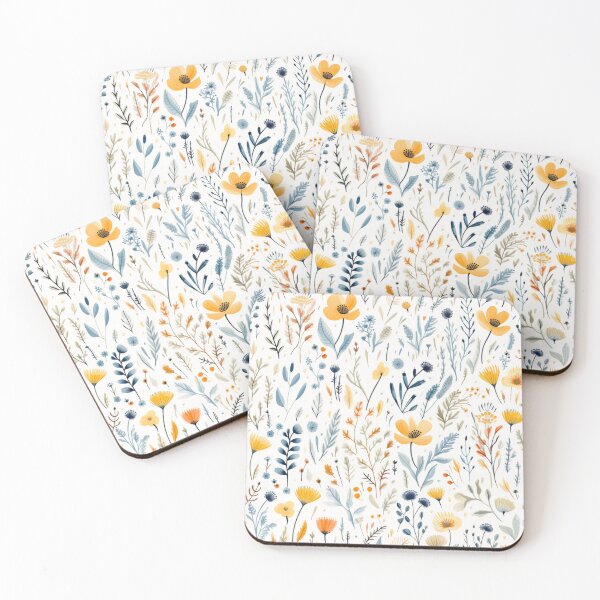 Item preview, (Single Photo)Enchanted Flora: Boho Art Minimalist pastel-colored wildflowers. designed and sold by AlienSkinEyes.