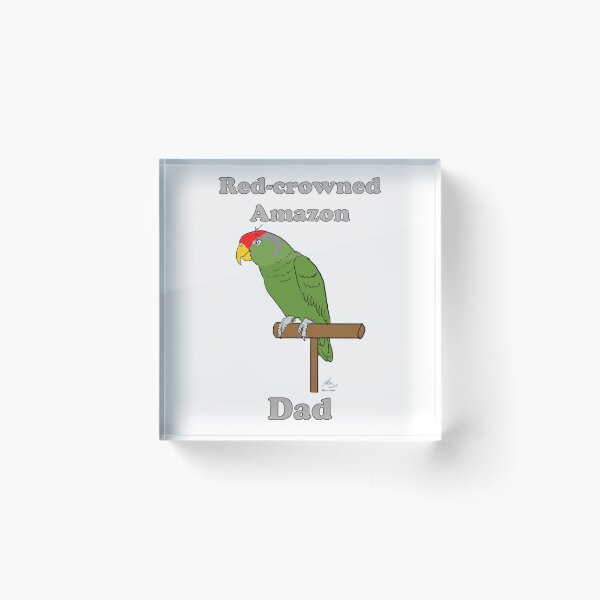 Item preview, Red-crowned Amazon Dad - Oscar Jones designed and sold by Laughing Parrot Studio.
