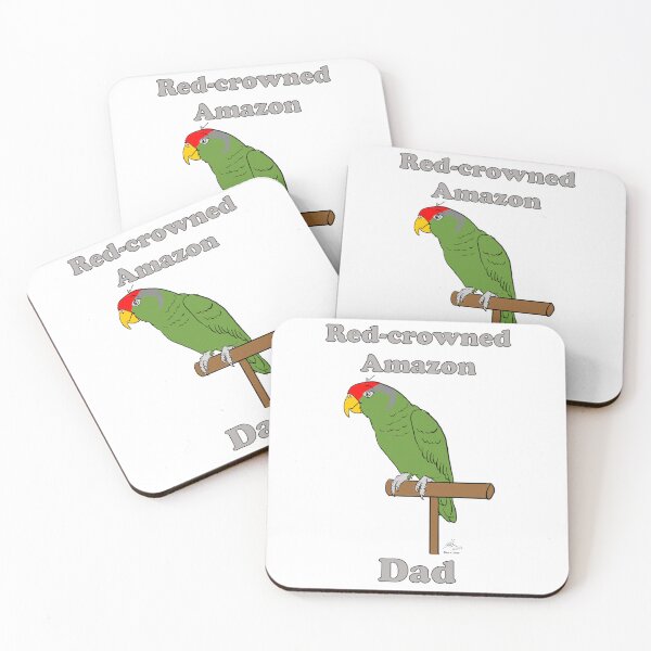 Item preview, Red-crowned Amazon Dad - Oscar Jones designed and sold by Laughing Parrot Studio.