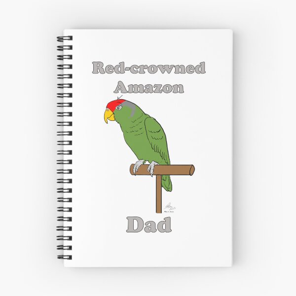 Item preview, Red-crowned Amazon Dad - Oscar Jones designed and sold by Laughing Parrot Studio.