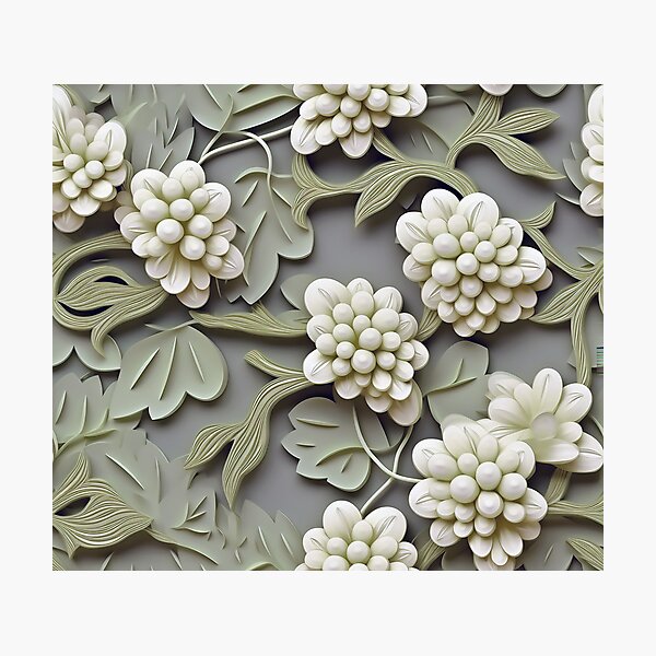Item preview, Grape Vines Harvest - 3D Paper Art - White Wine Vintage designed and sold by JoanNinjaHen.