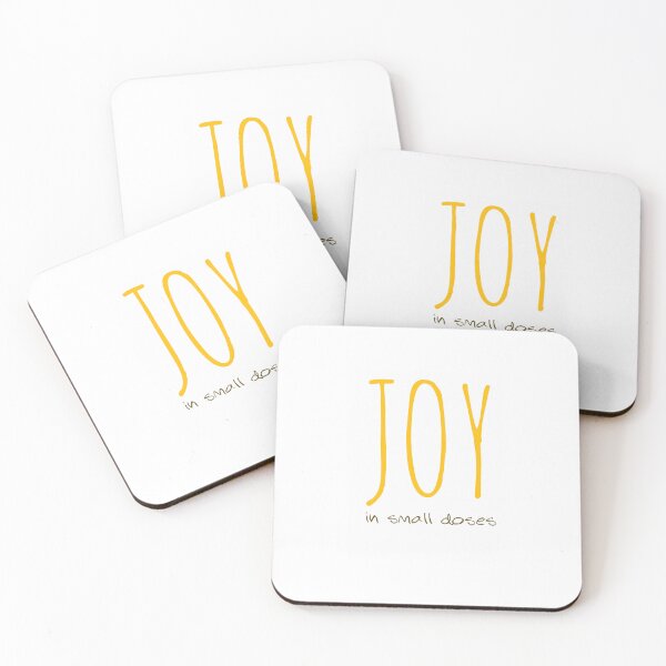 Item preview,  Positive funny quote Joy in small doses designed and sold by MotivaTick.