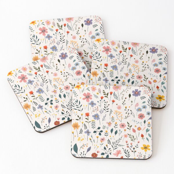 Item preview, (Single Photo)Enchanted Flora: Boho Art Minimalist pastel-colored wildflowers. designed and sold by AlienSkinEyes.
