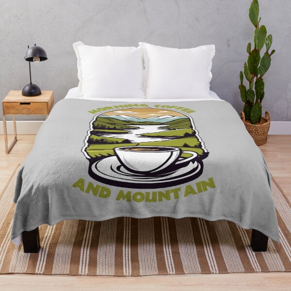 Item preview, Morning coffee and mountain designed and sold by tinytwist.
