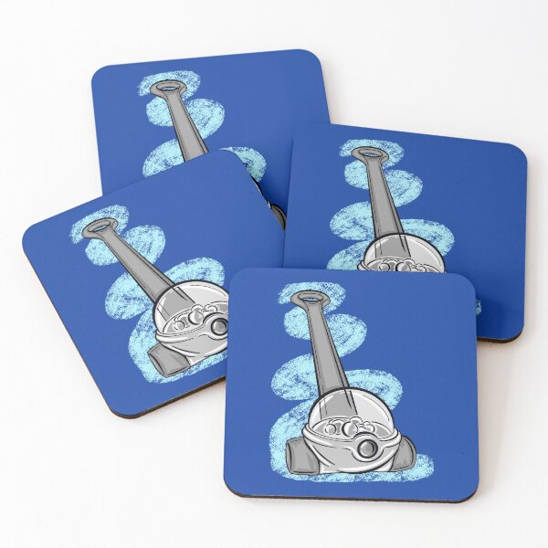 Item preview, Black And White Corn Popper With Blue Splash With Dark Blue Background  designed and sold by missmann.