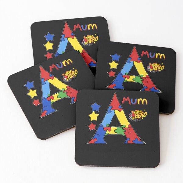Item preview, Autism Awareness Mum super hero designed and sold by DarkFablecation.