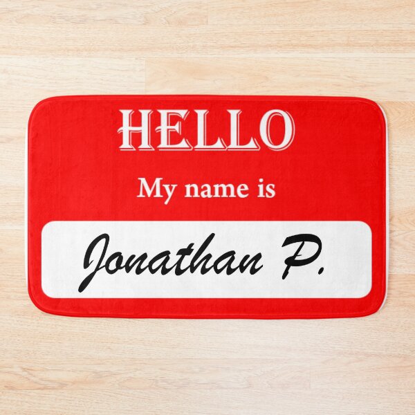 Item preview, Example POD name tag Jonathan P. designed and sold by JonathanP514.
