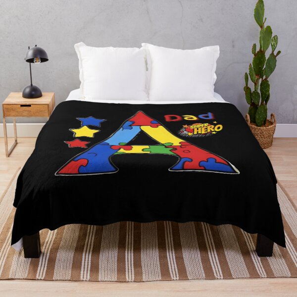 Item preview, Autism Awareness Dad super hero designed and sold by DarkFablecation.