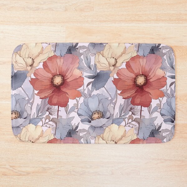 Item preview, Pink Wildflowers with Large Petals Seamless Repeat Pattern designed and sold by Atkisson.
