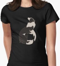 Geometric dogs - Border Collie Women's Fitted T-Shirt