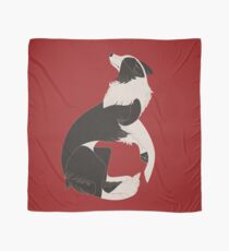 Geometric dogs - Border Collie Scarf
