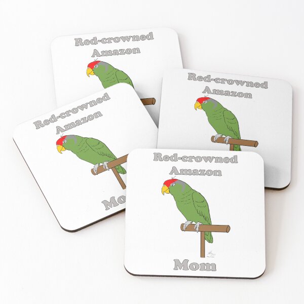 Item preview, Red-crowned Amazon Mom - Oscar Jones designed and sold by Laughing Parrot Studio.