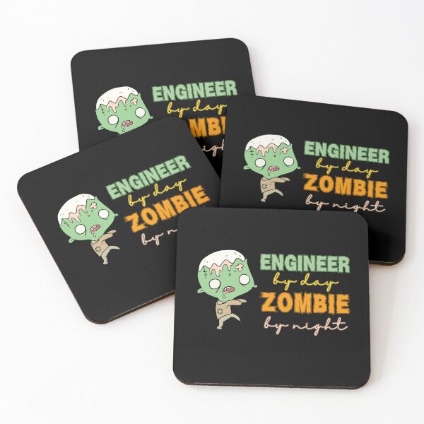 Item preview, Engineer By Day Zombie By Night designed and sold by PRINYOS.