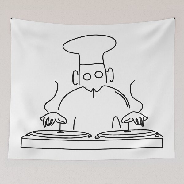 Item preview, Cooking Chef DJ | Old school Turntable Vinyl LP | Music designed and sold by Jumitu-Art.