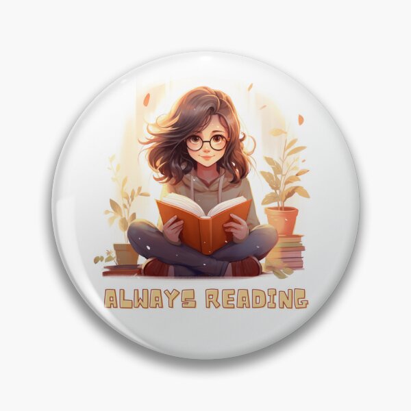Item preview, Always Reading - Curled Up With Book designed and sold by NerdByte.