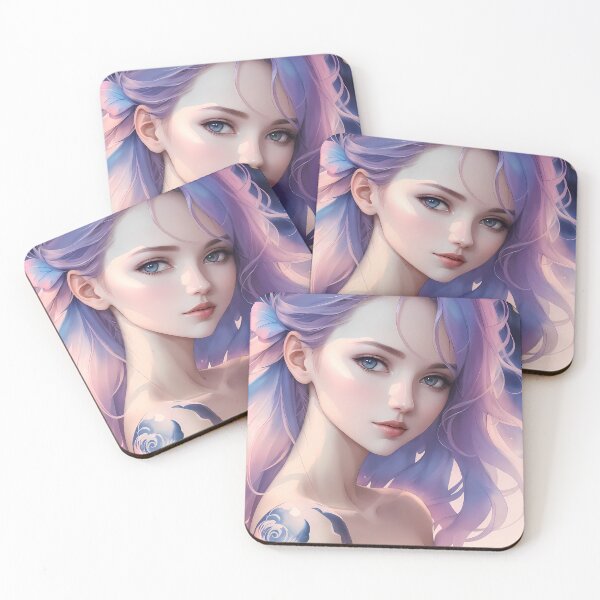 Item preview, 1 girl with purple hair designed and sold by sudsaipan.